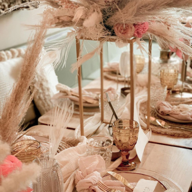 boho-hochzeit_01 Hochzeitstafel Boho Design