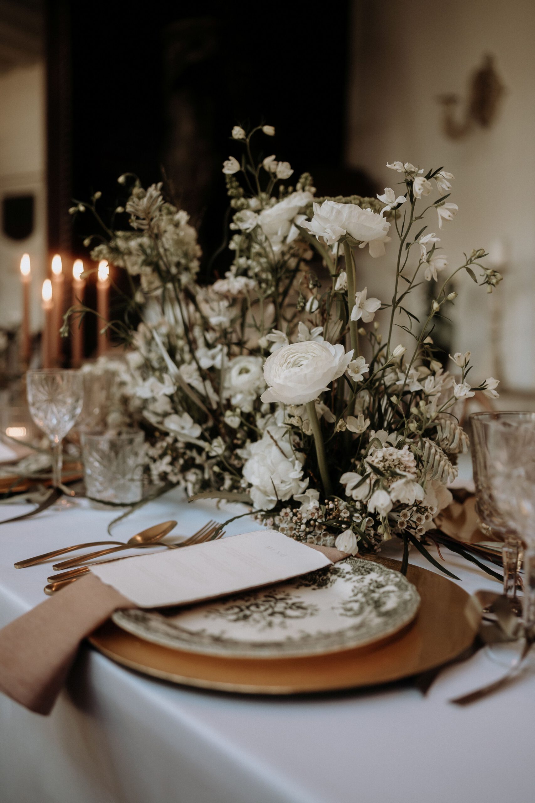 Teller floral Hochzeit1
